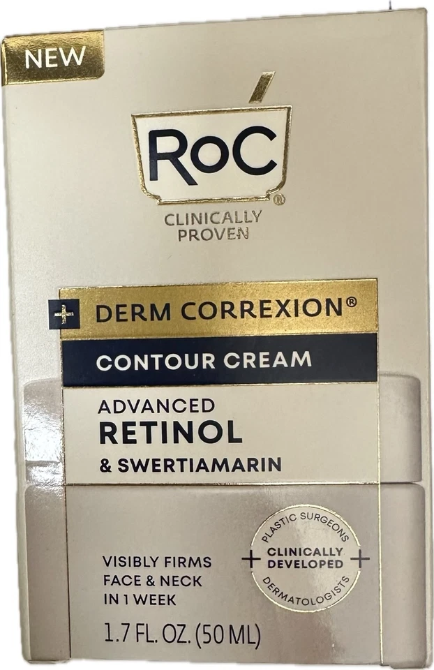 RoC Derm Correxion Contour Cream Advanced Retinol & Swertiamarin- 1.7 oz (50 Ml) - Image 1 of 1