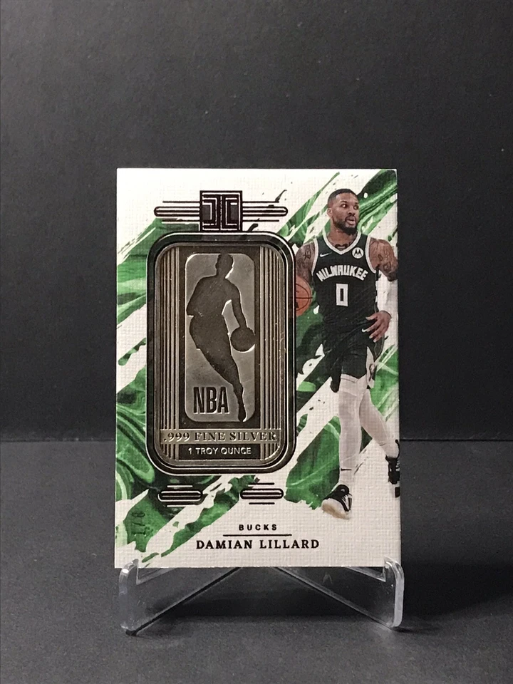 2023-24 Panini Impeccable NBA Logo International Damian Lillard /8 #26 - Image 1 of 4