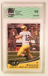 2012 Leaf U.S. Army All-American Bowl 2008 Andrew Luck #AAB-AL1 RC Graded 10 - Picture 1 of 2