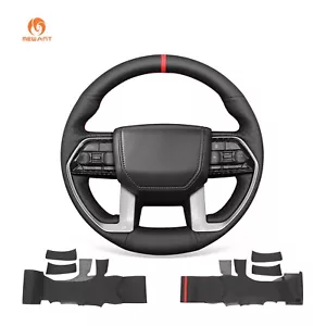 MEWANT Embossed Leather Steering Wheel Wrap for Toyota Tacoma Tundra Sequoia2024 - Bild 1 von 10