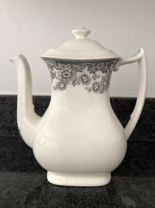 Spode Grey Delamere Rural 1.1ltr COFFEE-POT New, Made In England - Picture 1 of 11