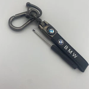 Key Fob Keychain Key Ring Holder with Anti-Loss D-Ring, Compatible With BMW - Bild 1 von 3