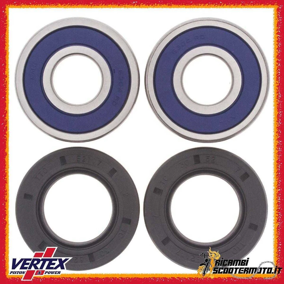 Kit cojinete rueda trasero suzuki tc 125 1976-1977 25-1382#2 Foto 1 de 1