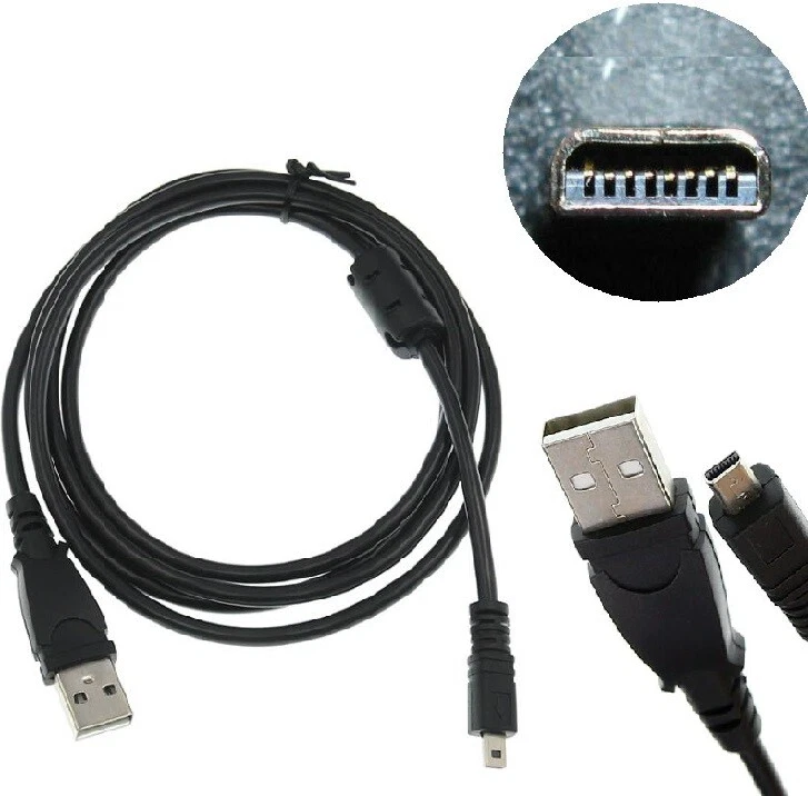 Cable cable mini B USB 2.0 A a 8 pines de 1,5 M/5 pies para cámara videocámara nuevo - Imagen 1 de 4
