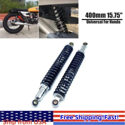 Suspensión Amortiguador Aire Trasero 2Psc 400mm Para Honda XL125S BENLY XL185 CL50 Foto 1 de 4