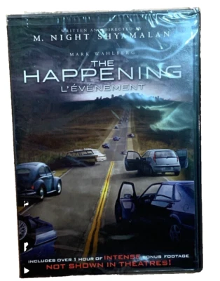 The Happening (DVD, 2008) M. Night Shyamalan Thriller Movie - Image 1 of 2