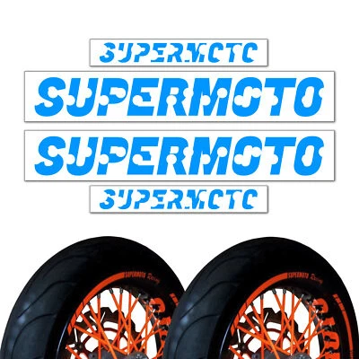 Aqua Supermoto Decal Spoke Sticker For YAMAHA WR 250R 12 13 14 15 16 17 18 19 20 - Изображение 1 из 4