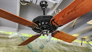 1906 Hunter Tuerk Ceiling Fan Completely Refurbished & Guaranteed b - Picture 1 of 9