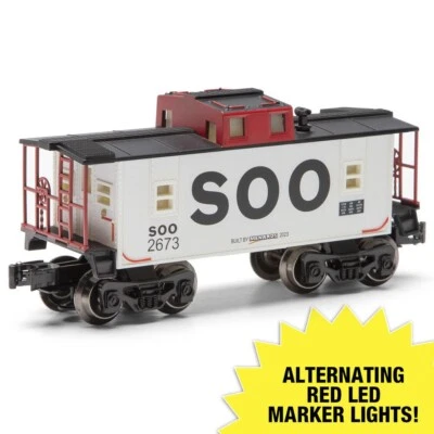 O Gauge Lighted Cupola Caboose - SOO LINE - Never Ran - Image 1 of 4