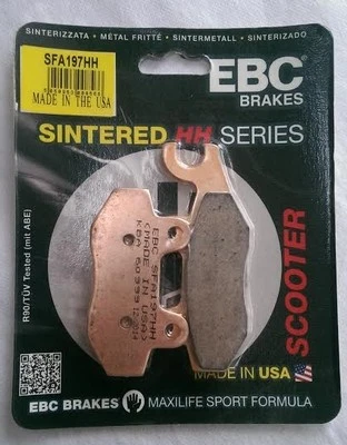 Pastillas de freno de disco delanteras sinterizadas EBC se adaptan a SUZUKI UH125 BURGMAN (2014 a 2021) Foto 1 de 2