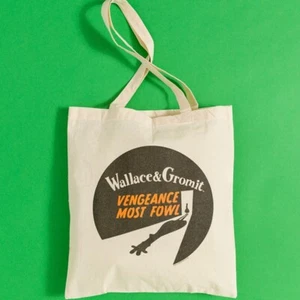 Official Wallace & Gromit Vengeance Most Fowl Logo Tote Bag - Picture 1 of 1