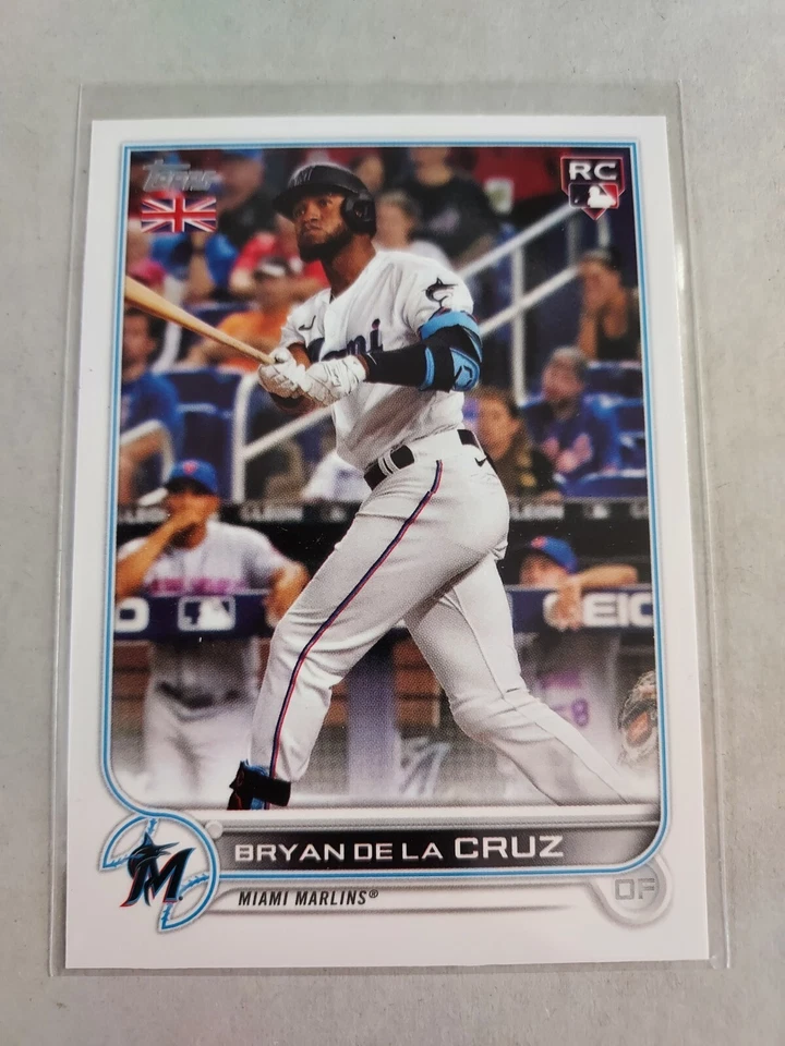 2022 Topps UK Edition Bryan De La Cruz #87 Rookie card Marlins RC - Image 1 of 1