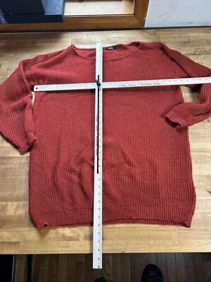 Boohoo Tejido Pull Over Rust Color 22 Foto 1 de 4