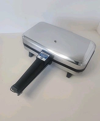 Винтажная вафельница Vitantonio Krumkake Baker 350 Pizzelle железо хром ПРОТЕСТИРОВАНА - Изображение 1 из 4