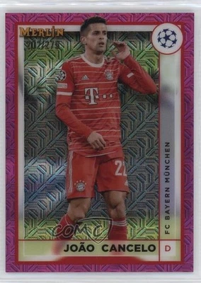 2022-23 Merlin UEFA Club Competitions Pink Mojo Refractor /275 Joao Cancelo João - Image 1 of 2