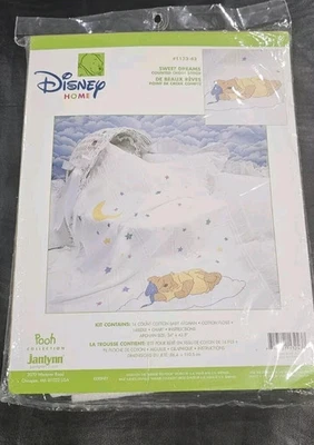 Janlynn Disney Home WINNIE the POOH BABY AFGHAN Cross Stitch Kit SWEET DREAMS - Image 1 of 2