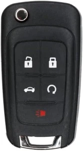 Chevy Flip Key Fob KEYS4LESS FCC ID - Picture 1 of 1