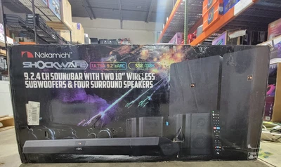 Barra de sonido Nakamichi Shockwafe Ultra 9,2,4 canales eARC NUEVA, CAJA ABIERTA Foto 1 de 4
