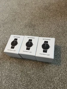 Withings ScanWatch Light | black | 37 mm | HWA11-model 5-All-Int | RRP £230 🔥 - Picture 1 of 3