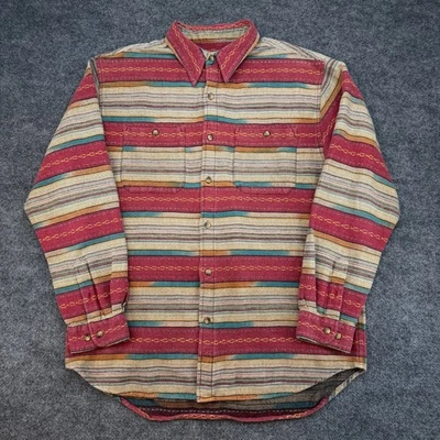 The Territory Ahead Mens Southwest Aztec Button Up Flannel Shirt Size XL - Image 1 of 4