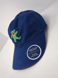 Smathers & Branson Grateful Dead Dancing Bear Needlepoint Blue Hat - Picture 1 of 7