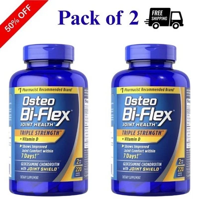 Osteo Bi-Flex Triple Strength Dietary Supplement Tablet (Pack of 2) - Image 1 of 4