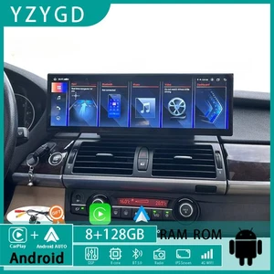 For BMW X5 X6 E70 E71 2007-2013 14.9"Android Car Radio GPS Stereo CarPlay Player - Picture 1 of 13