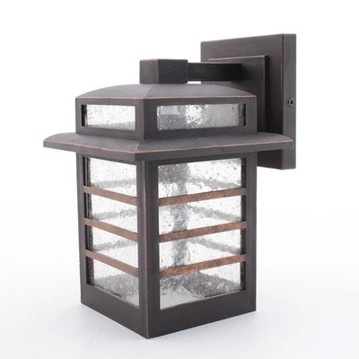 Quoizel 1-Light Bronze Finish 9" Outdoor Wall Pendant 100W A19 Medium Base - Image 1 of 4