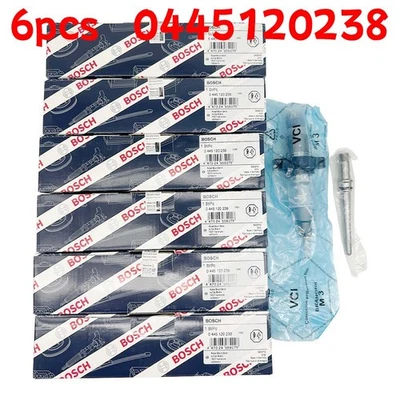 6X Cummins Fuel Injectors for 2004-2009 Dodge Ram 2500 3500 5.9L 0445120238 NEW Foto 1 de 4