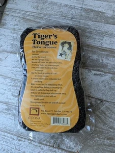 Epona Tiger's Tongue Horse Scrubber Groomer New Wet Or Dry Cleans Buffs  - Picture 1 of 4