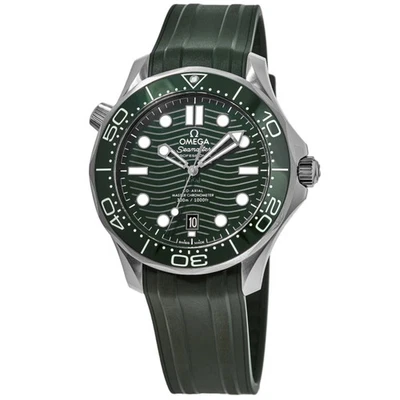 New Omega Seamaster Diver 300M Automatic Green Men's Watch 210.32.42.20.10.001 - Image 1 of 4