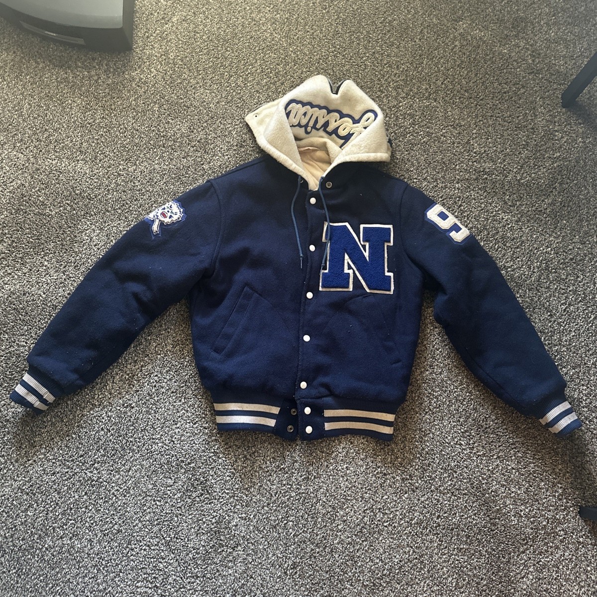 EMPIRE 70's varsity jacket vintage 襟付き EMPIRE 70's varsity jacket vintage 襟付き