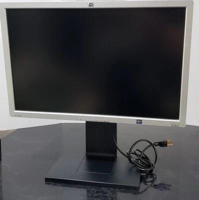 HP LP2465 24-inch Widescreen LCD Monitor Tested & Working - Image 1 of 4