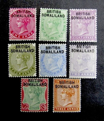 Sello protectorado de Somalilandia británica nystamps # 1//9 como nuevo OG H N7y1598 Foto 1 de 2
