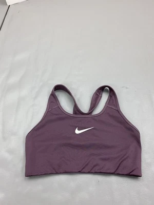 Sujetador deportivo Nike Dri-FIT mediano púrpura espalda deportiva para mujer entrenamiento top deportivo Foto 1 de 4