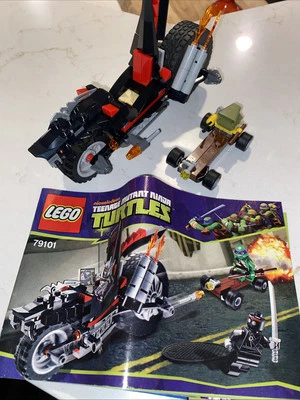 LEGO Teenage Mutant Ninja Turtles: Shredder's Dragon Bike Only 79101 w/ Manual - Image 1 of 4