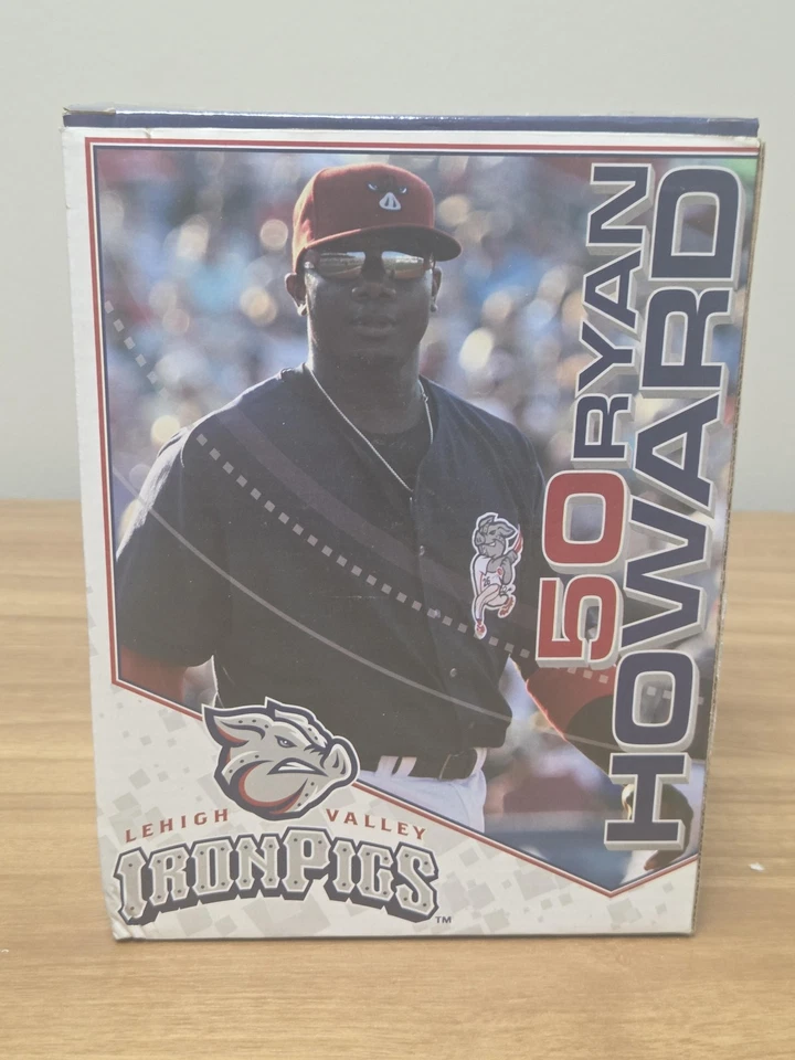 Lehigh Valley IronPigs Ryan Howard 50 Bobblehead MiLB Béisbol Coca-Cola SGA Foto 1 de 4