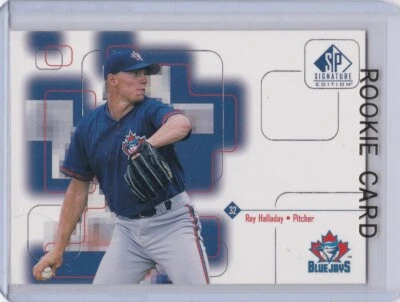 TARJETA DE NOVATO ROY HALLADAY Upper Deck SP Signature Edition RC Béisbol BLUE JAYS Foto 1 de 2