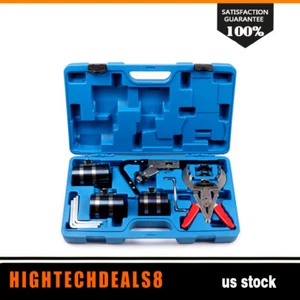 With Ring Expander, Ring Groove Cleaner Engine Piston Ring Service Tool Kit - Picture 1 of 7