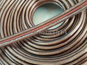 8Ft hifi OFC Pure Copper Speaker Cable Wire Audio  - Picture 1 of 2