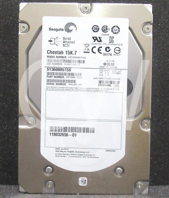 ST3600057SS Seagate Cheetah 600GB 15K RPM 6Gb/s 3.5" SAS HDD Hard Drive - Image 1 of 2