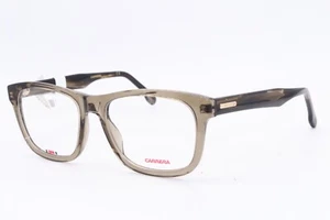 NEW CARRERA 249 10A CLEAR GREY HORN AUTHENTIC FRAMES EYEGLASSES 55-18 - Picture 1 of 3