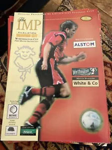 Lincoln City V Bradford City 18/08/98 Worthington Cup - Picture 1 of 1