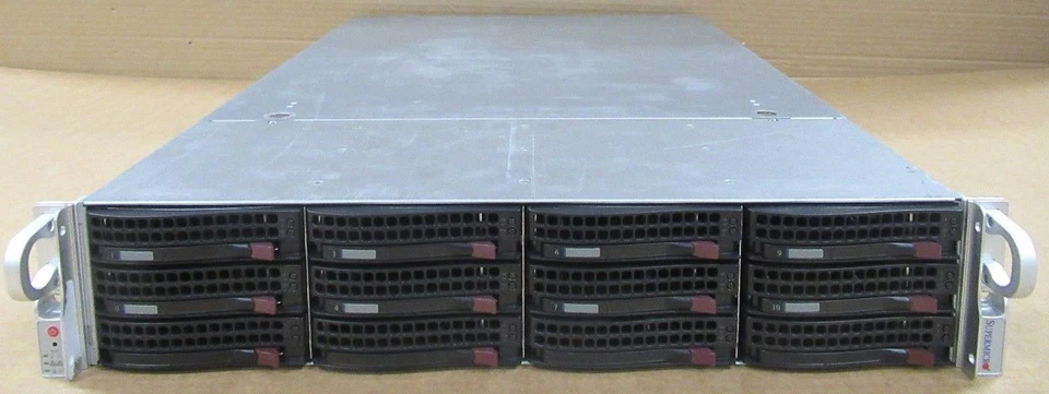 Supermicro Chasis 2x AMD Opteron 6168 1.9GHz 24 cores 144GB RAM H8DGU-F Server - Изображение 1 из 4