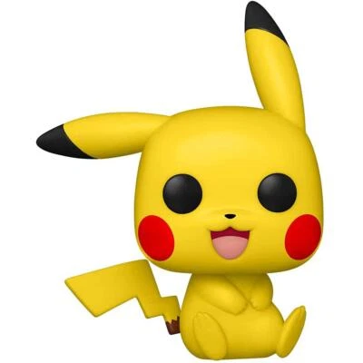 Pokemon Pikachu Sitting POP Games #842 Vinyl Figure FUNKO - Immagine 1 di 2