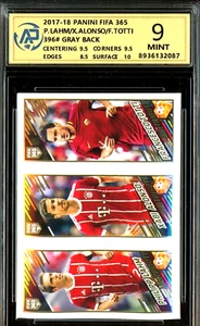 MINT 2017 Panini FIFA 365 Sticker #396 Lahm/ Alonso/ Totti AS Roma Bayern  RPA 9 - Picture 1 of 2