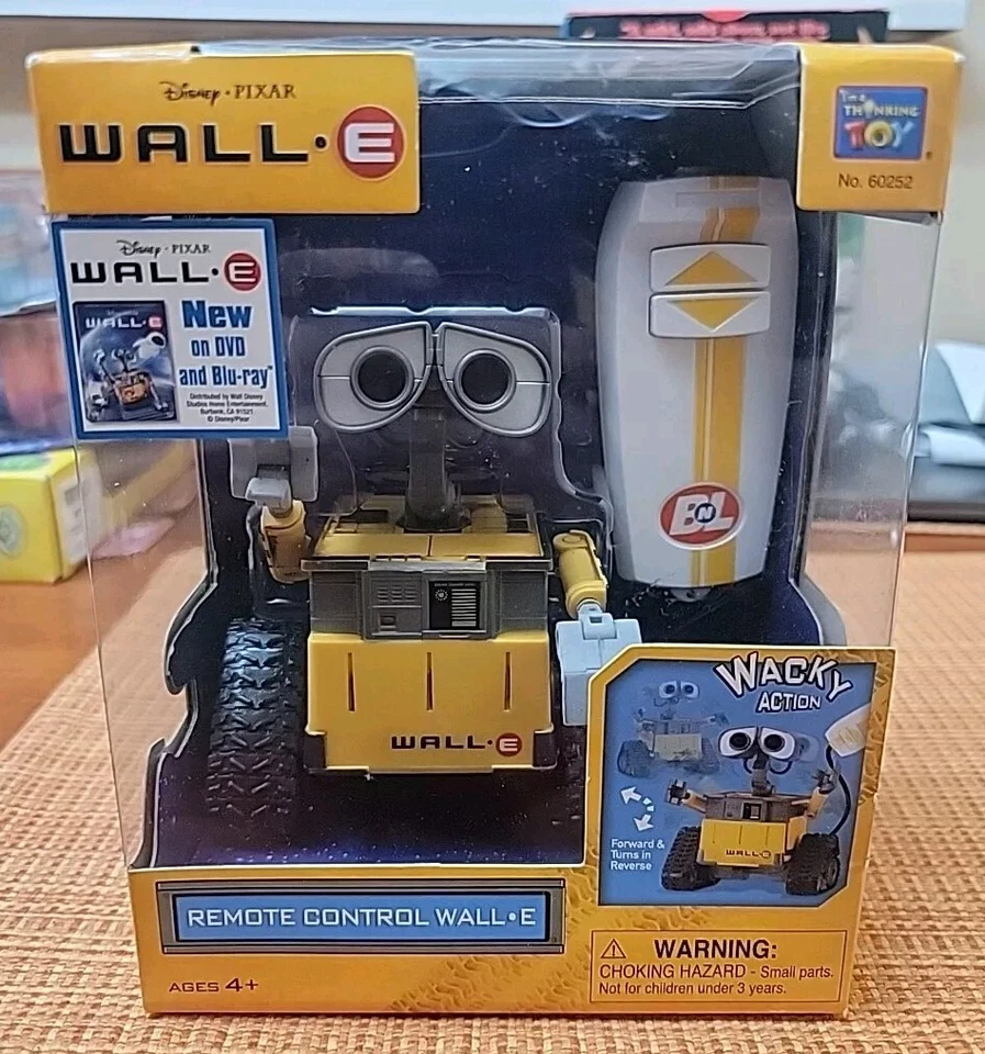 Disney Pixar Remote Control Wall E Wacky Action Head & Arms Thinkway Toys 4