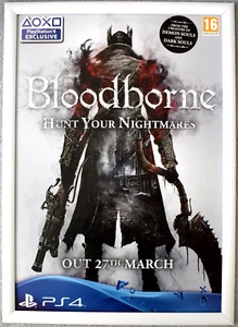 Bloodborne SELTEN PS4 42 cm x 59 cm Werbe-Poster - Bild 1 von 1