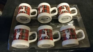 Shot Glasses Mugs Wilderness Deer Lot of 6 Decorative  - Picture 1 of 4