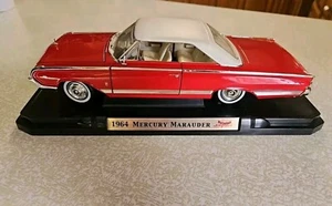 1964 ROAD SIGNATURE 1:18 SCALE RED & WHITE MERCURY MERAUDER USED *NICE* - Picture 1 of 15